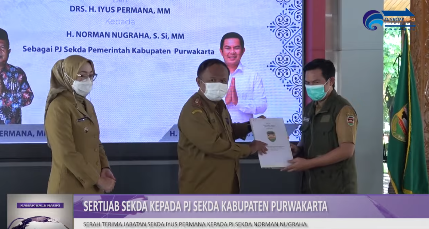 SERTIJAB SEKDA KEPADA PJ SEKDA KABUPATEN PURWAKARTA