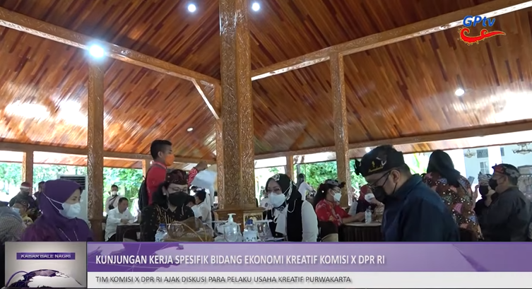 KOMISI X DPR RI AJAK DISKUSI PARA PELAKU USAHA KREATIF PURWAKARTA