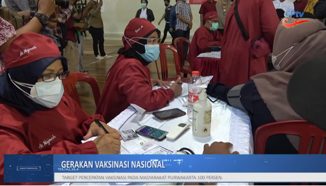 TINJAU VAKSINASI DI PURWAKARTA, WAMEN BUDI ARI SETIADI : WHO PUJI PENCAPAIAN INDONESIA