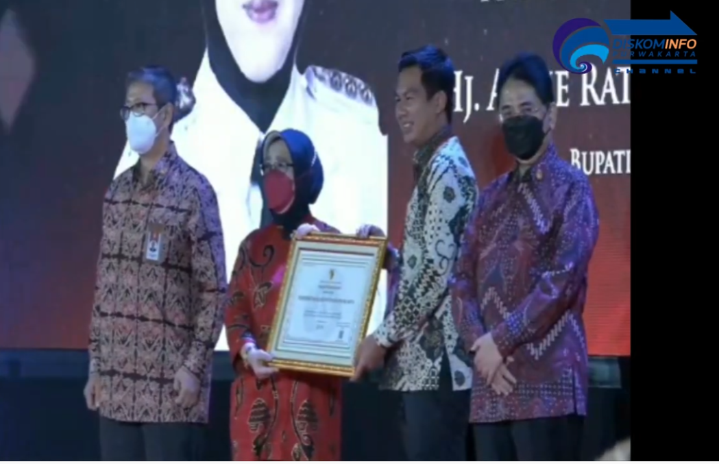 PURWAKARTA MENDAPAT ANUGERAH KWALITAS PENGISIAN JPT 2021