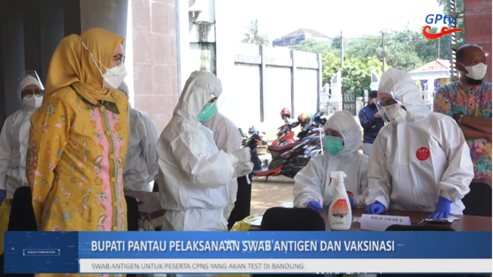 PEMKAB PURWAKARTA FASILITASI SWAB GRATIS BAGI PESERTA SELEKSI CPNS