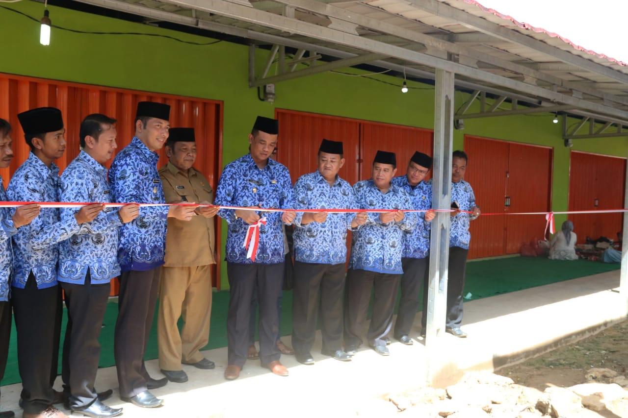 Sukasari Menggeliat; Setelah Akses Jalan dibuka, Kini Pasar Desa Dibangun