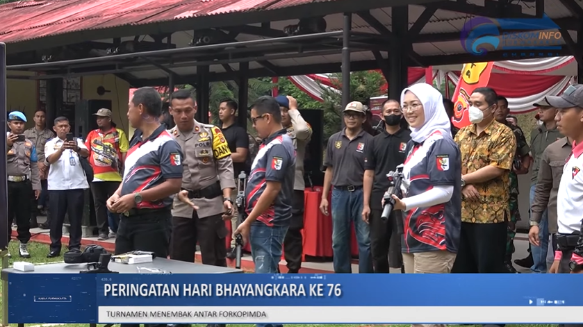 PERINGATI HARI BHAYANGKARA KE-76, POLRES PURWAKARTA GELAR LOMBA MENEMBAK