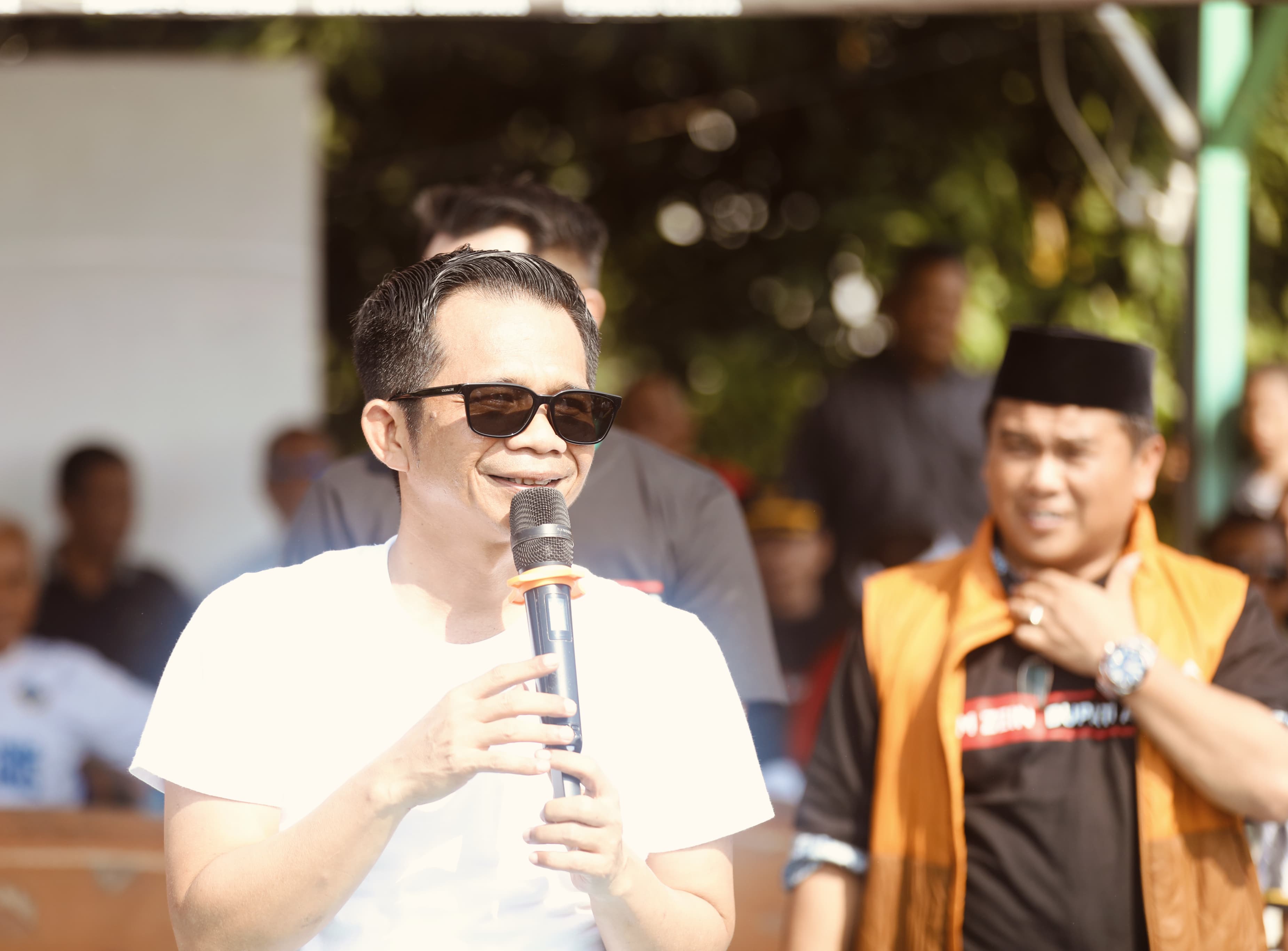 Bupati Purwakarta Hadiri Babak Knockout dan Final Friendship Football Tournament U-40