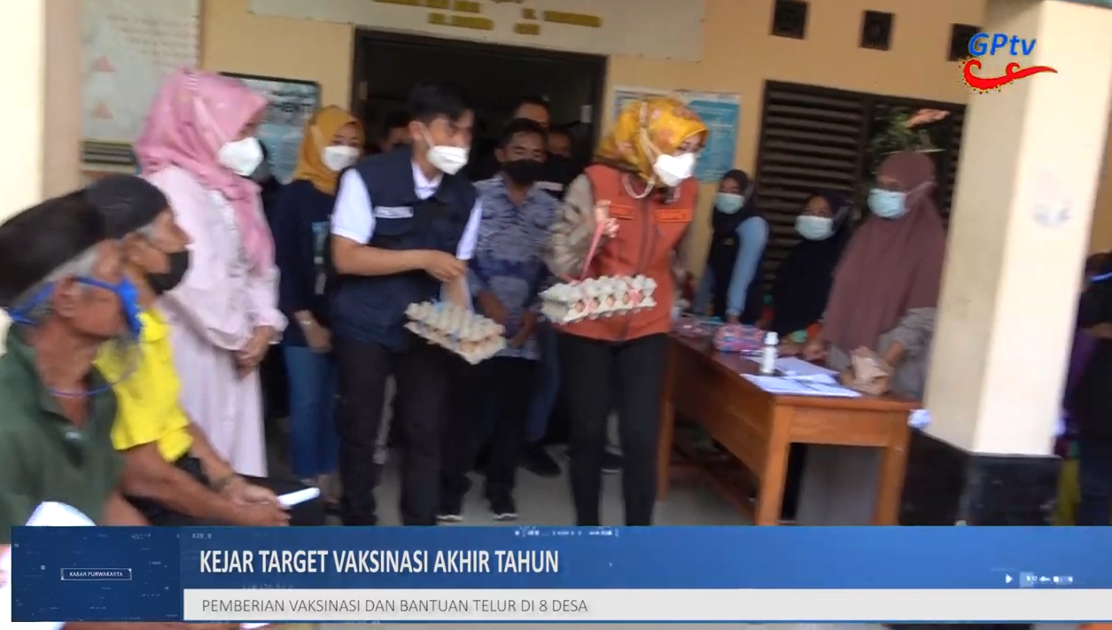 TINJAU VAKSINASI DI JATILUHUR DAN SUKATANI, AMBU OPTIMIS CAPAI TARGET VAKSIN KOMULATIF