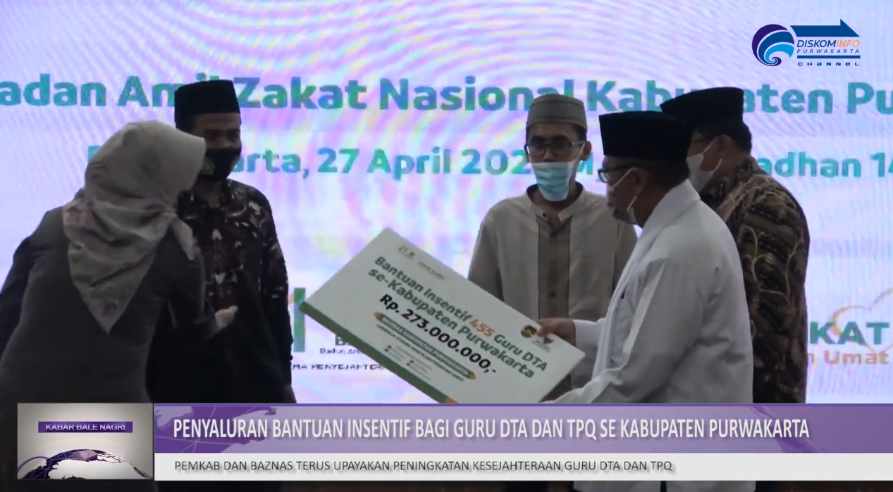 GURU DTA DAN TPQ SE KABUPATEN PURWAKARTA DIBERI BANTUAN INSENTIF