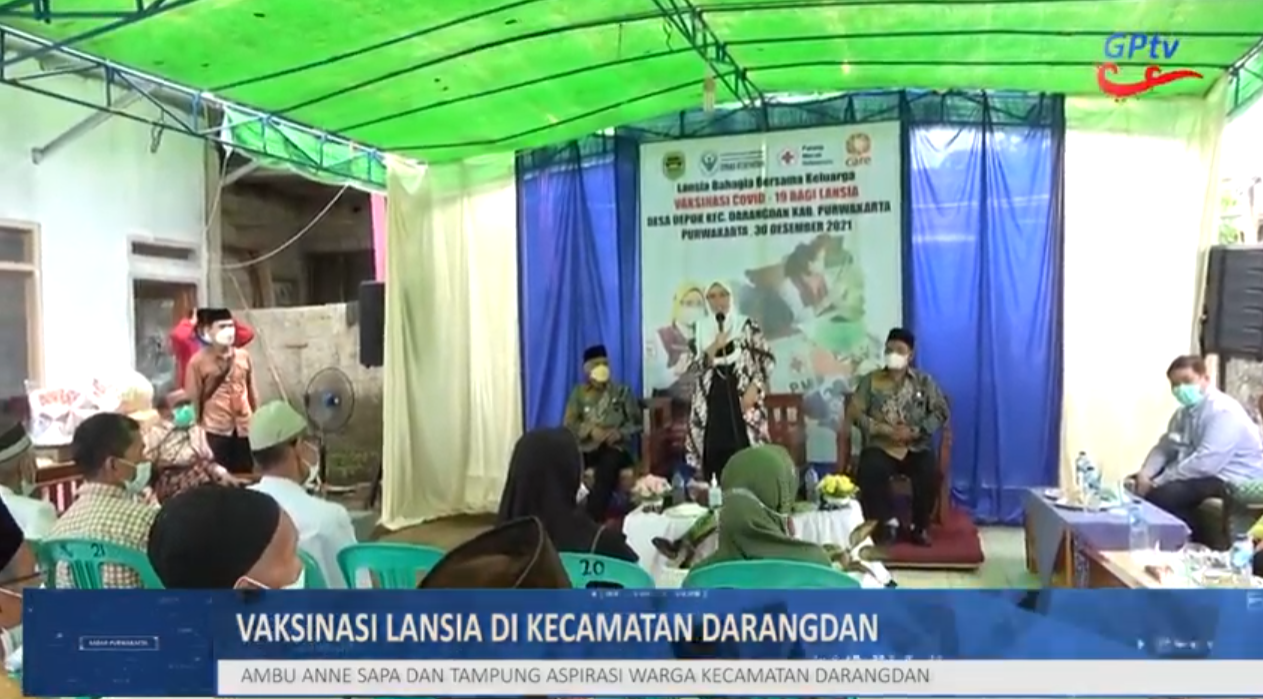PANTAU VAKSINASI, AMBU ANNE SAPA DAN TAMPUNG ASPIRASI WARGA KECAMATAN DARANGDAN