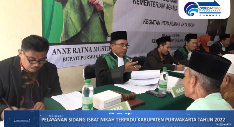 PELAYANAN SIDANG ISBAT NIKAH TERPADU KABUPATEN PURWAKARTA TAHUN 2022