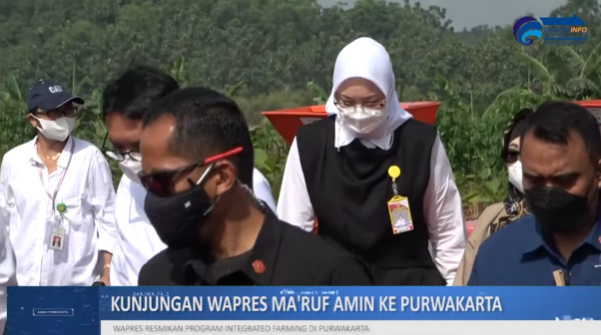 WAKIL PRESIDEN MA'RUF AMIN KUNJUNGI KABUPATEN PURWAKARTA