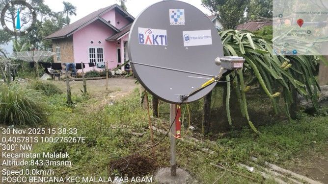 KEMKOMDIGI SIAGAKAN 10 TITIK INTERNET DARURAT SATRIA-1 DI LOKASI BENCANA