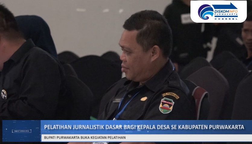 PELATIHAN JURNALISTIK DASAR BAGI KEPALA DESA SE KABUPATEN PURWAKARTA
