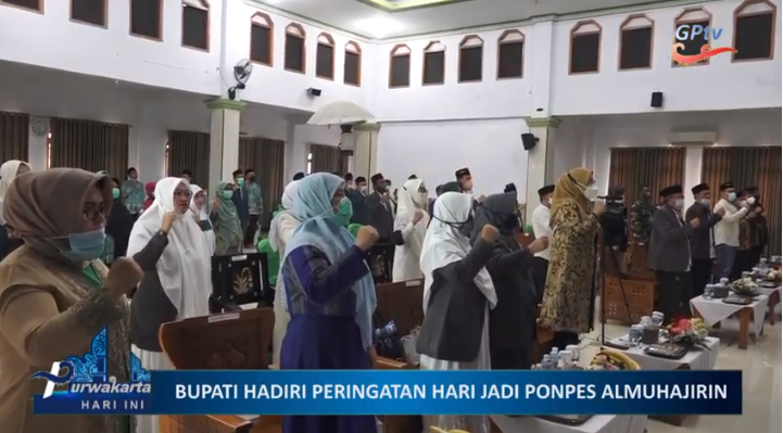 Ambu Anne Ratna Mustika Hadiri Acara Milad Ponpes Al-Muhajirin Purwakarta Ke 28