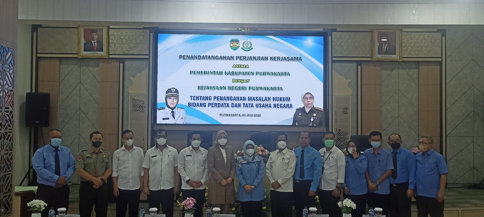 Pemkab dan Kejari Purwakarta Tandatangani MoU Penanganan Masalah Hukum Bidang Datun