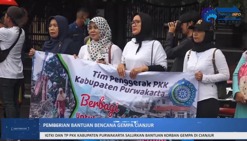 TP PKK & IGTKI PURWAKARTA KUNJUNGI ANAK-ANAK TERDAMPAK GEMPA KABUPATEN CIANJUR