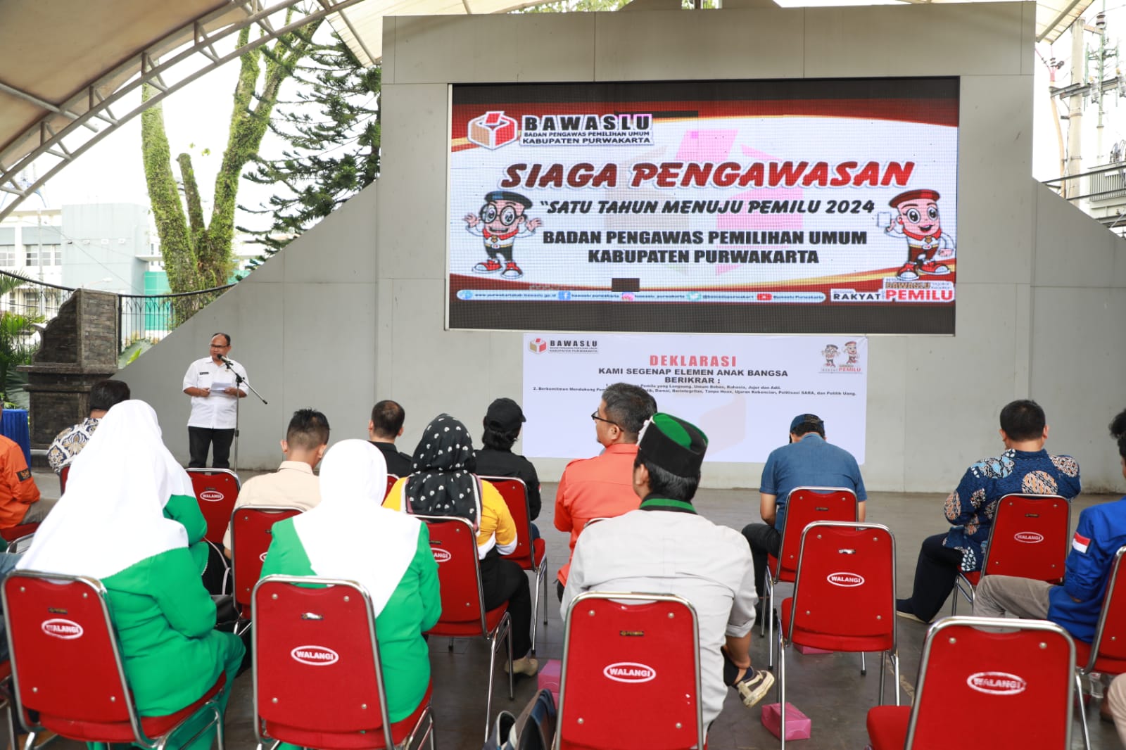 Siaga Pengawasan Satu Tahun Menuju Pemilu 2024   