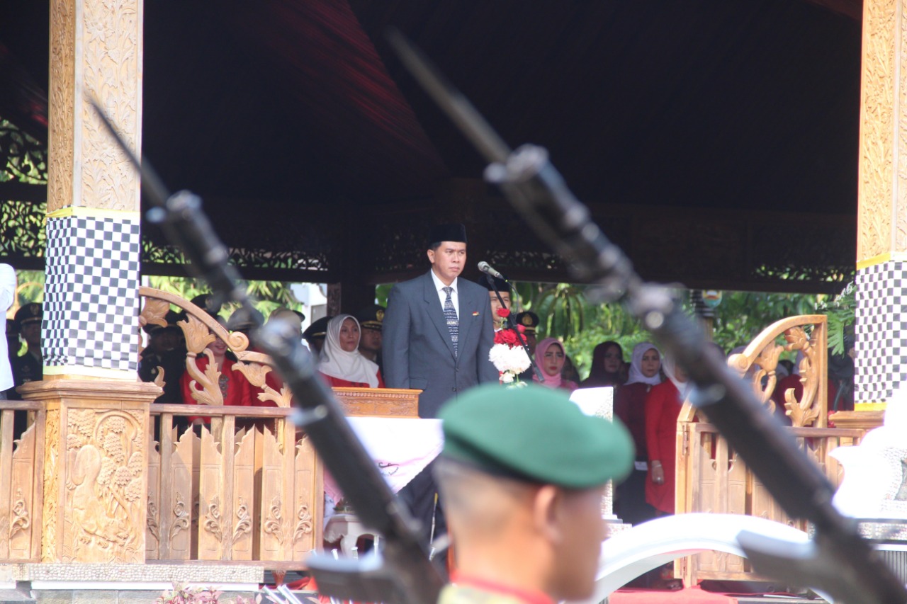Mengenang Kemerdekaan RI -73, PJ Bupati Purwakarta Pimpin Upacara 17 Agustus