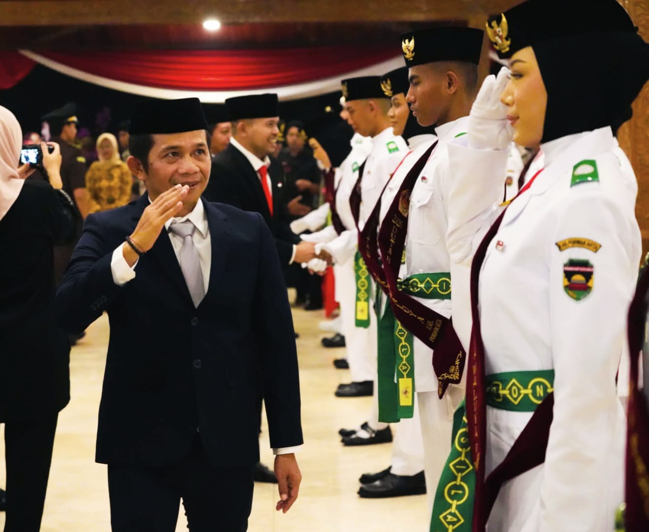 52 Paskibraka Purwakarta Dikukuhkan Om Zein, Resmi Jadi Duta Panca Waluya dan Bela Negara