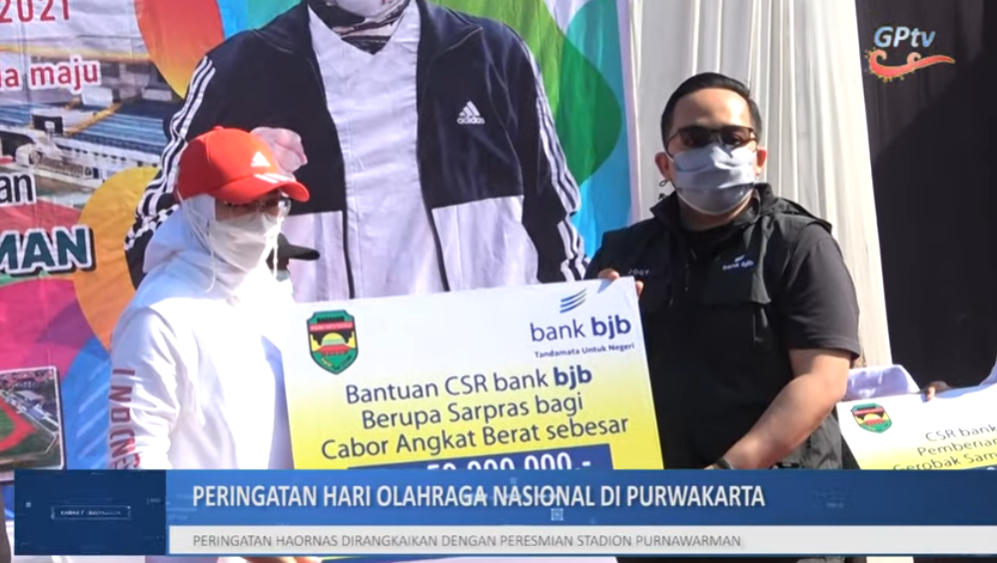 PUNCAK HARI OLAH RAGA NASIONAL, PURWAKARTA APRESIASI ATLET DAN RESMIKAN STADION PURNAWARMAN.
