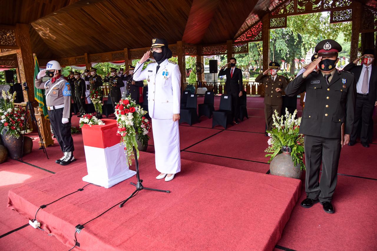 Terapkan Protokol Kesehatan, Upacara HUT RI ke-75 di Purwakarta Berlangsung Khidmat