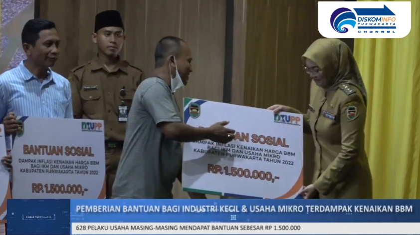 PEMKAB PURWAKARTA BERI BANTUAN BAGI INDUSTRI KECIL & USAHA MIKRO TERDAMPAK KENAIKAN BBM