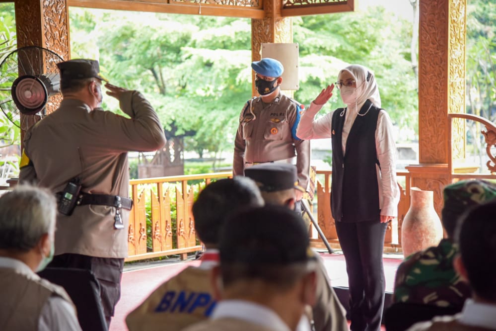 Operasi Ketupat Lodaya 2021, Forkopimda Purwakarta Gelar Apel Pasukan