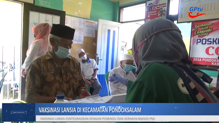 BERSAMA PMI, AL-HIDAYAH DAN YCP. VAKSINASI LANSIA DIGELAR DI PONDOK SALAM