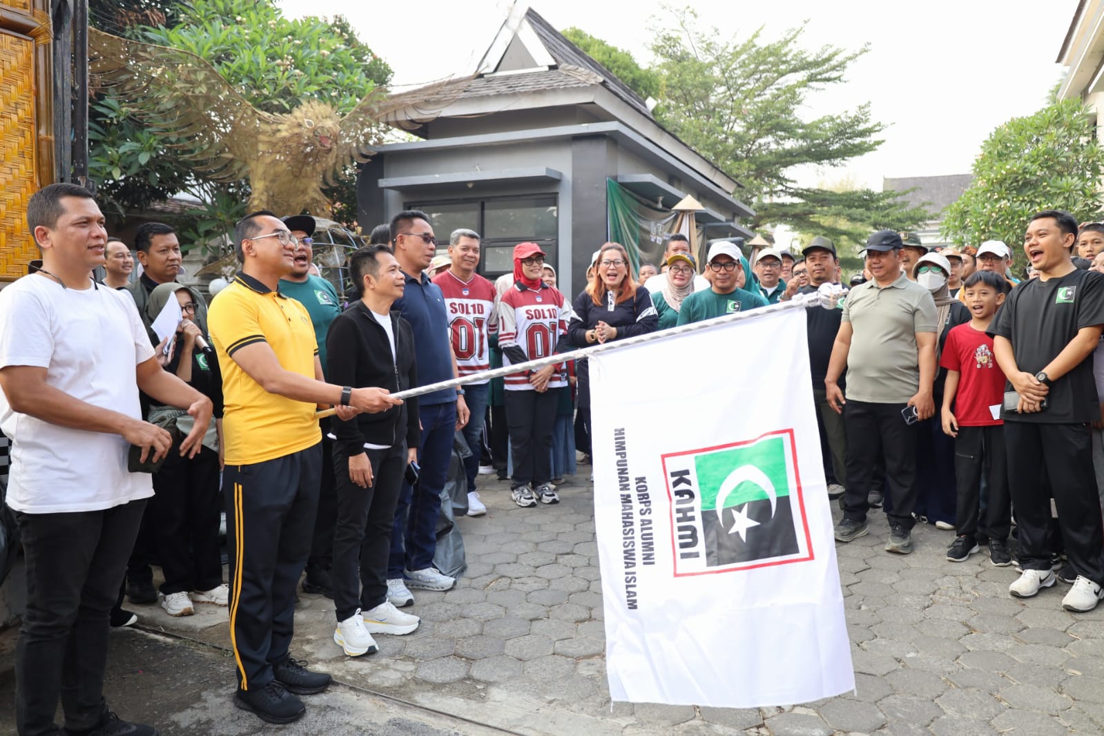 Bupati Purwakarta Buka Jalan Santai dan Ngosrek Istimewa Dies Natalis KAHMI ke-60