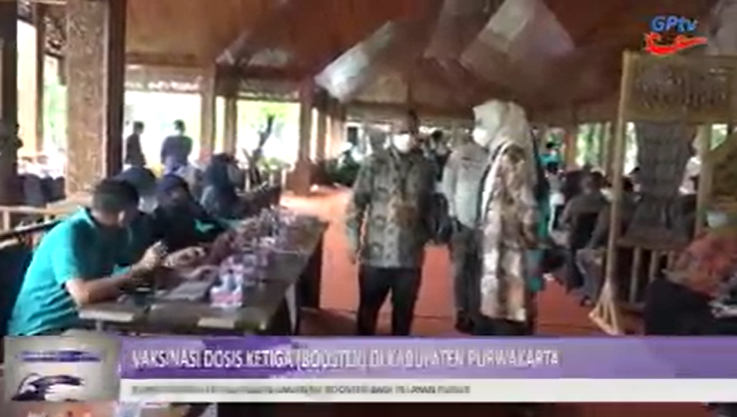 VAKSINASI DOSIS KETIGA (BOOSTER) DI KABUPATEN PURWAKARTA