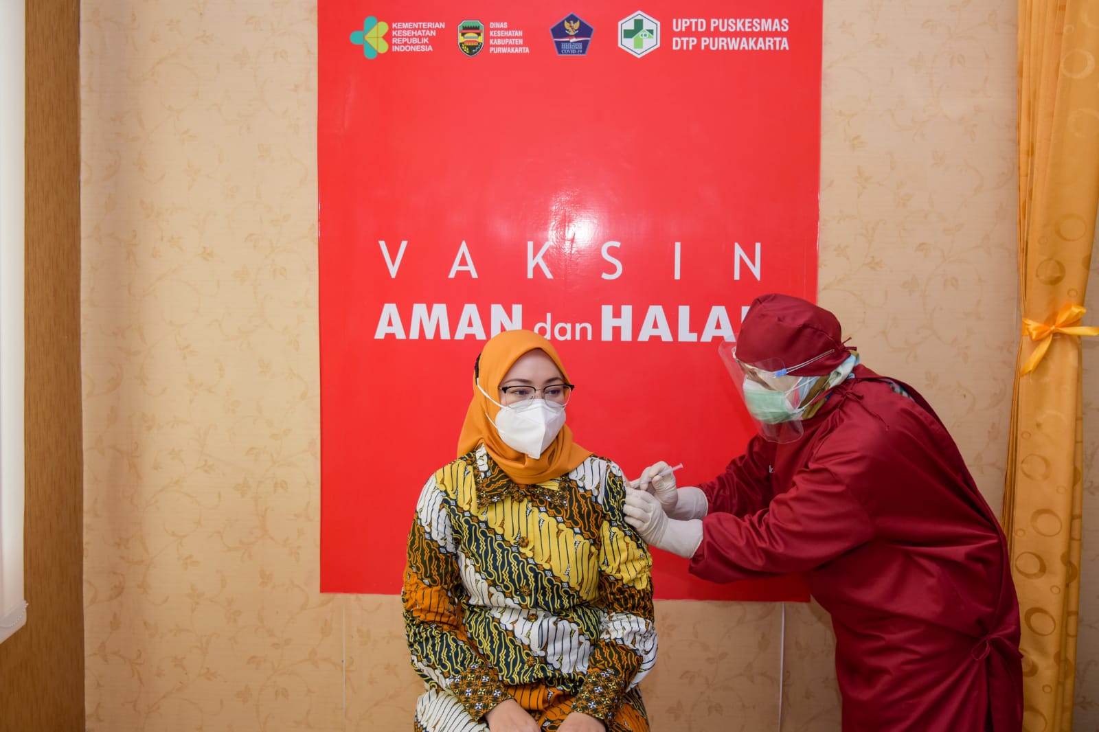 Forkopimda Purwakarta Jalani Vaksinasi Covid-19 Dosis Kedua