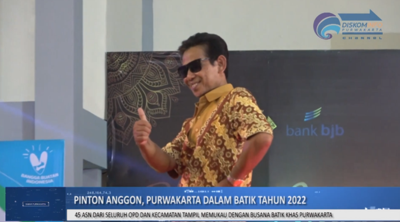 PINTON ANGGON 45 PASANG ASN DENGAN BUSANA BATIK KHAS PURWAKARTA