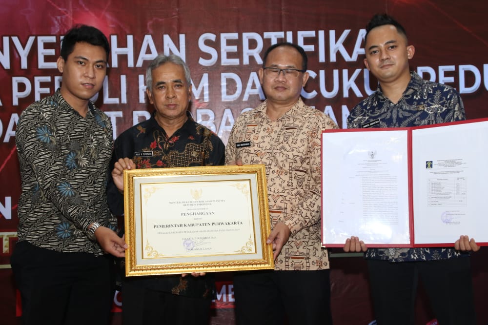 Purwakarta Raih Penghargaan Sebagai Kabupaten Peduli HAM