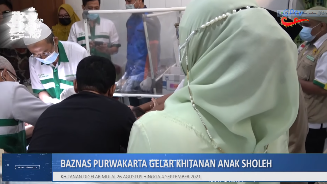 BERSAMA BUPATI, BAZNAS GELAR KHITANAN MASAL BAGI 165 ANAK