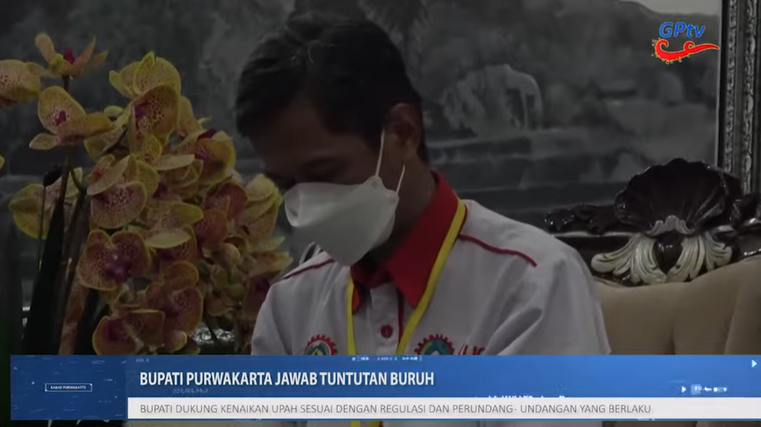UNJUK RASA BERLANGSUNG DAMAI, AMBU ANNE DUKUNG KENAIKAN UPAH