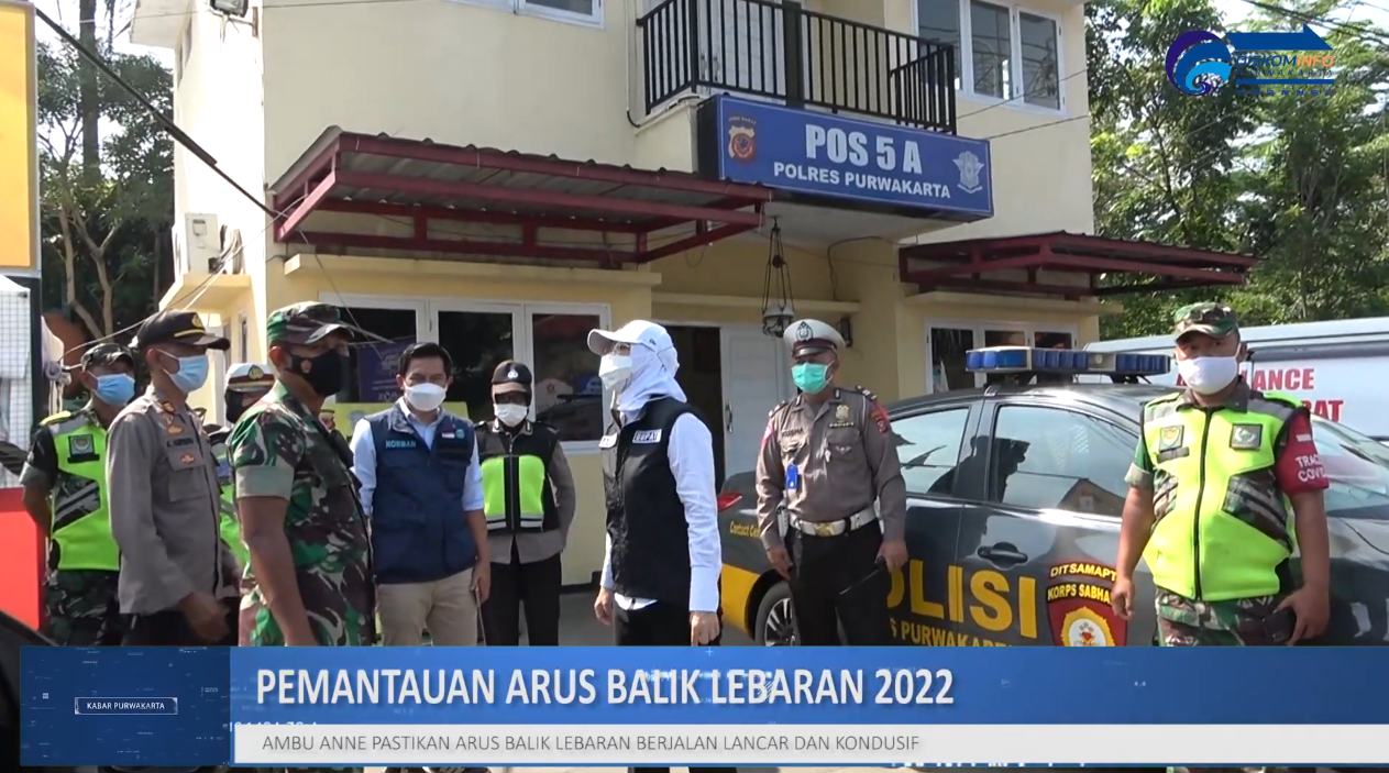 ARUS BALIK LEBARAN KABUPATEN PURWAKARTA TERPANTAU LANCAR DAN KONDUSIF