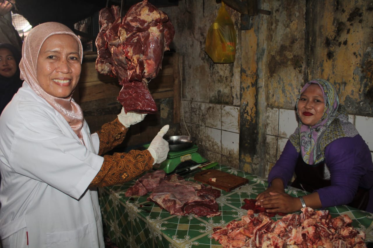 Jelang Idul Fitri Disnakan Turunkan Tim Pengawas Sidak Pasar