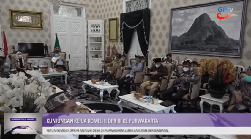 KUNKER KE KABUPATEN PURWAKARTA, KOMISI II DPR RI MENILAI KONDISI UMUM DESA LEBIH BAIK DAN BERKEMBANG