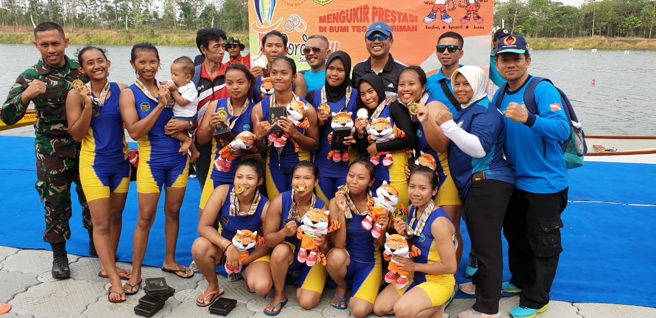 Cabor Dayung Perkasa Jadi Andalan Purwakarta Raih Medali PORDA Jabar XIII