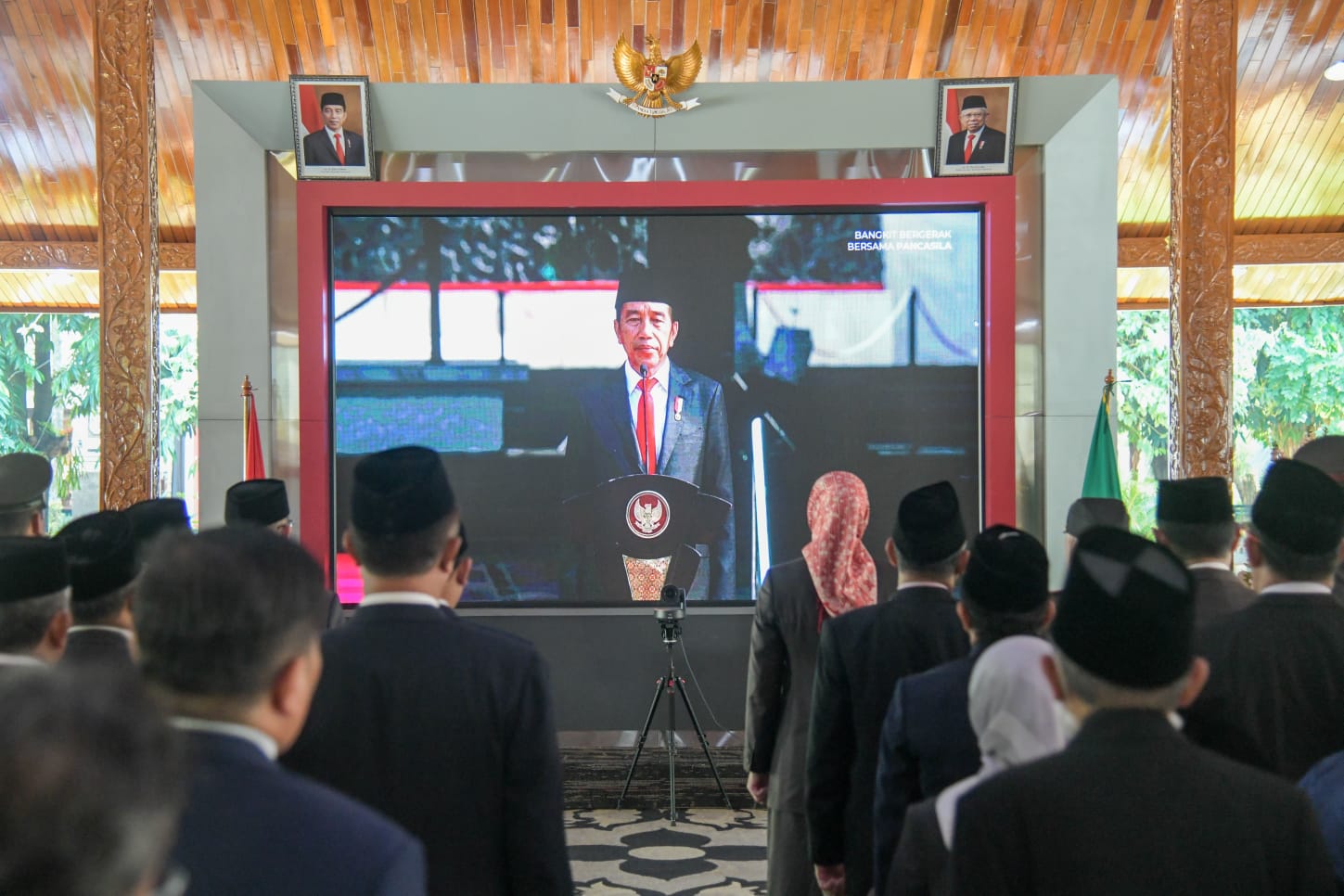 Peringati Hari Kesaktian Pancasila, Bupati Purwakarta Upacara Bareng Presiden Jokowi   