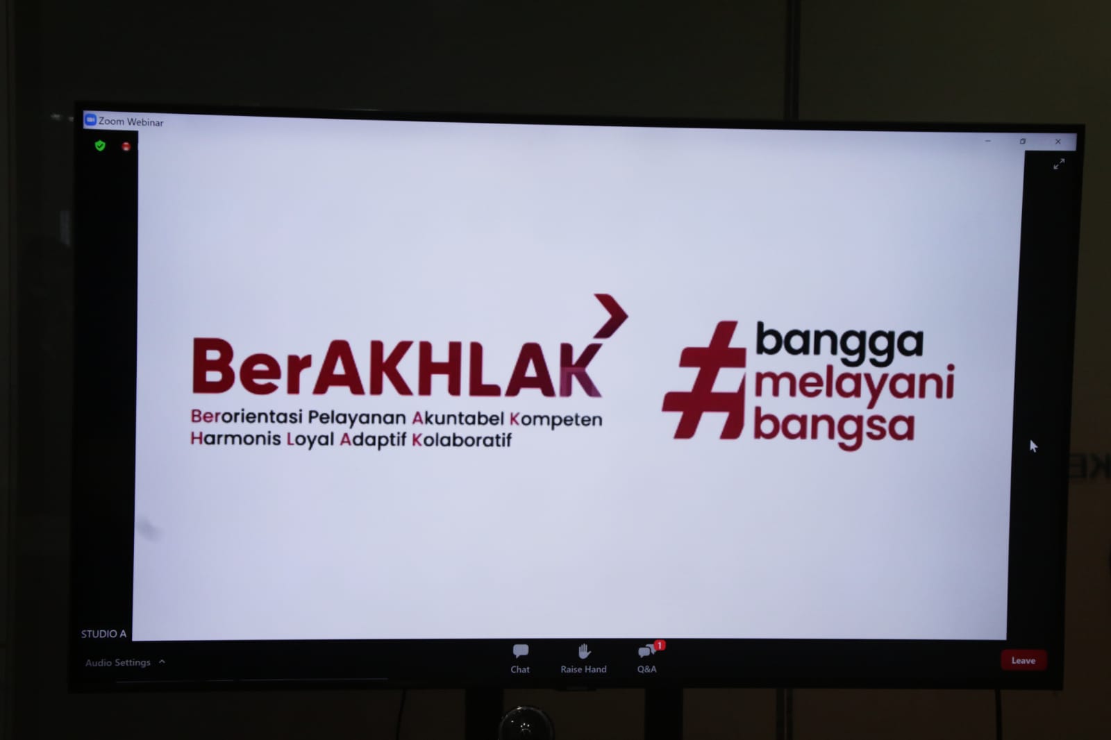 ASN Ber-AKHLAK untuk Transformasi Budaya Kerja di Era 4.0
