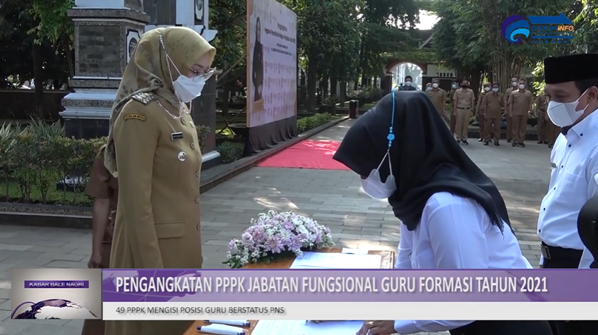 PENGUKUHAN 49 PPPK JABATAN FUNGSIONAL GURU FORMASI TAHUN 2021