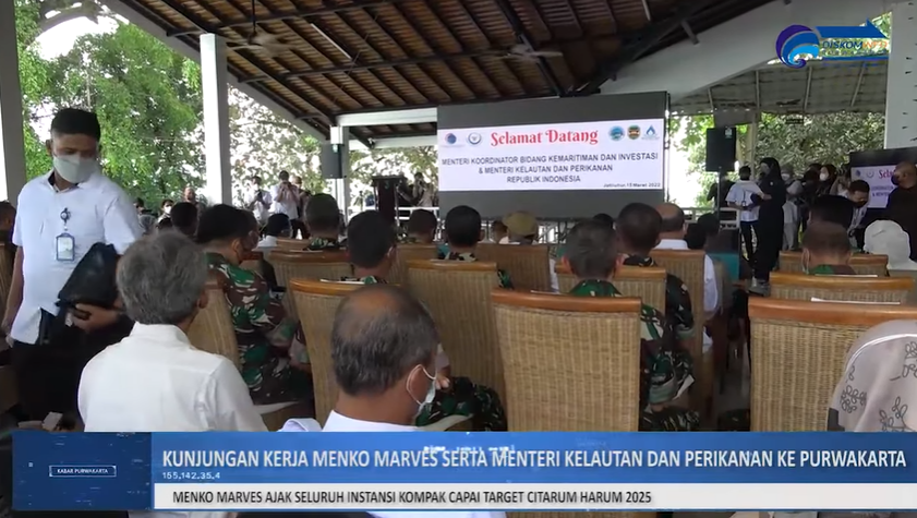 KUNJUNGAN KERJA MENKO MARVES SERTA MENTRI KELAUTAN DAN PERIKANAN KE PURWAKARTA