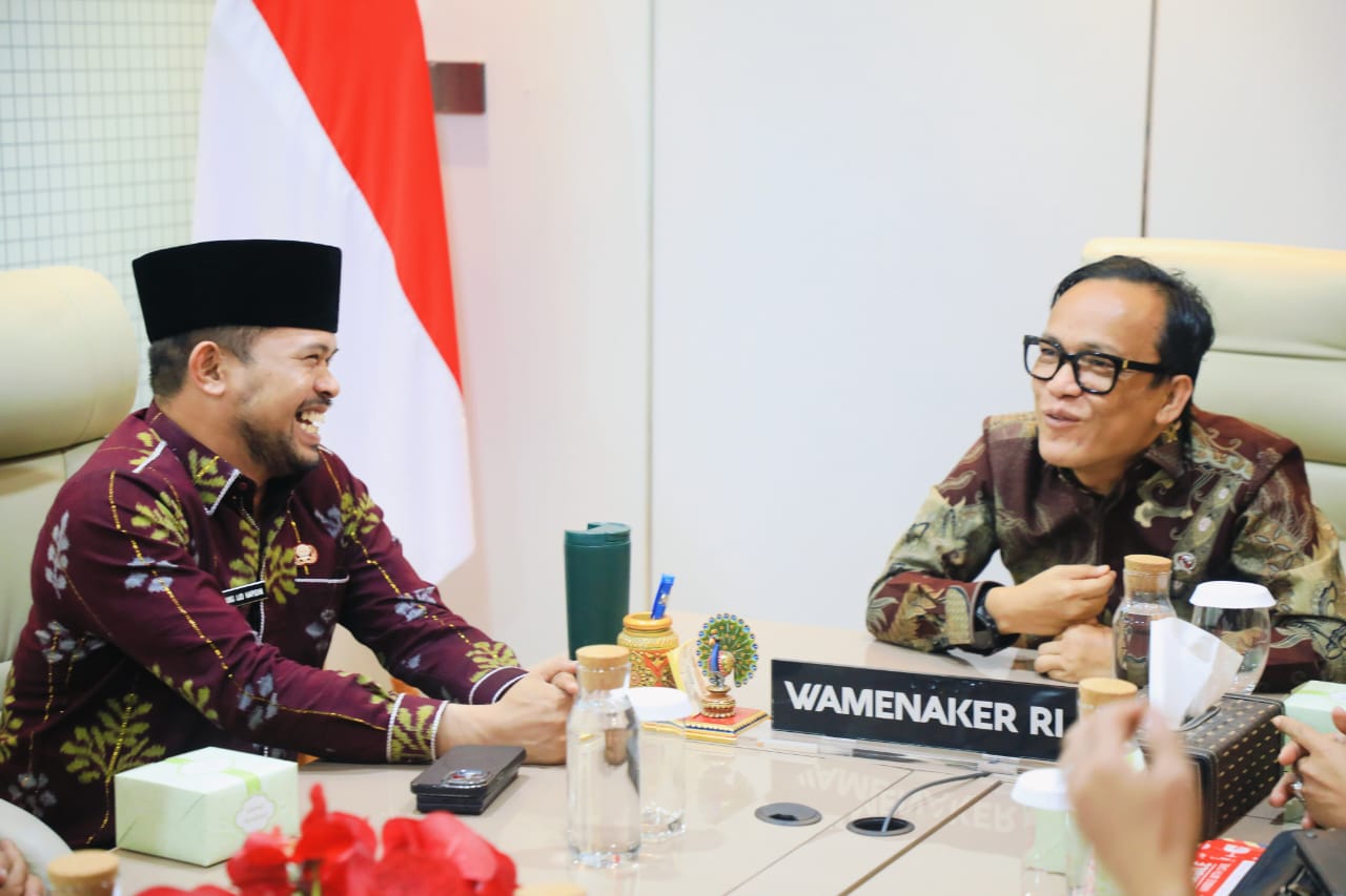 Kolaborasi Pusat-Daerah: Wakil Bupati Purwakarta Bertemu Wamenaker Bahas Kesejahteraan Pekerja