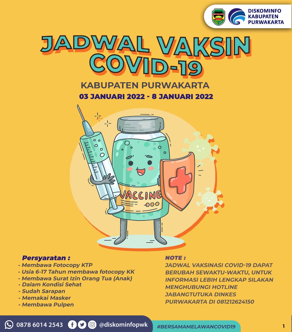 Jadwal Vaksin Covid-19