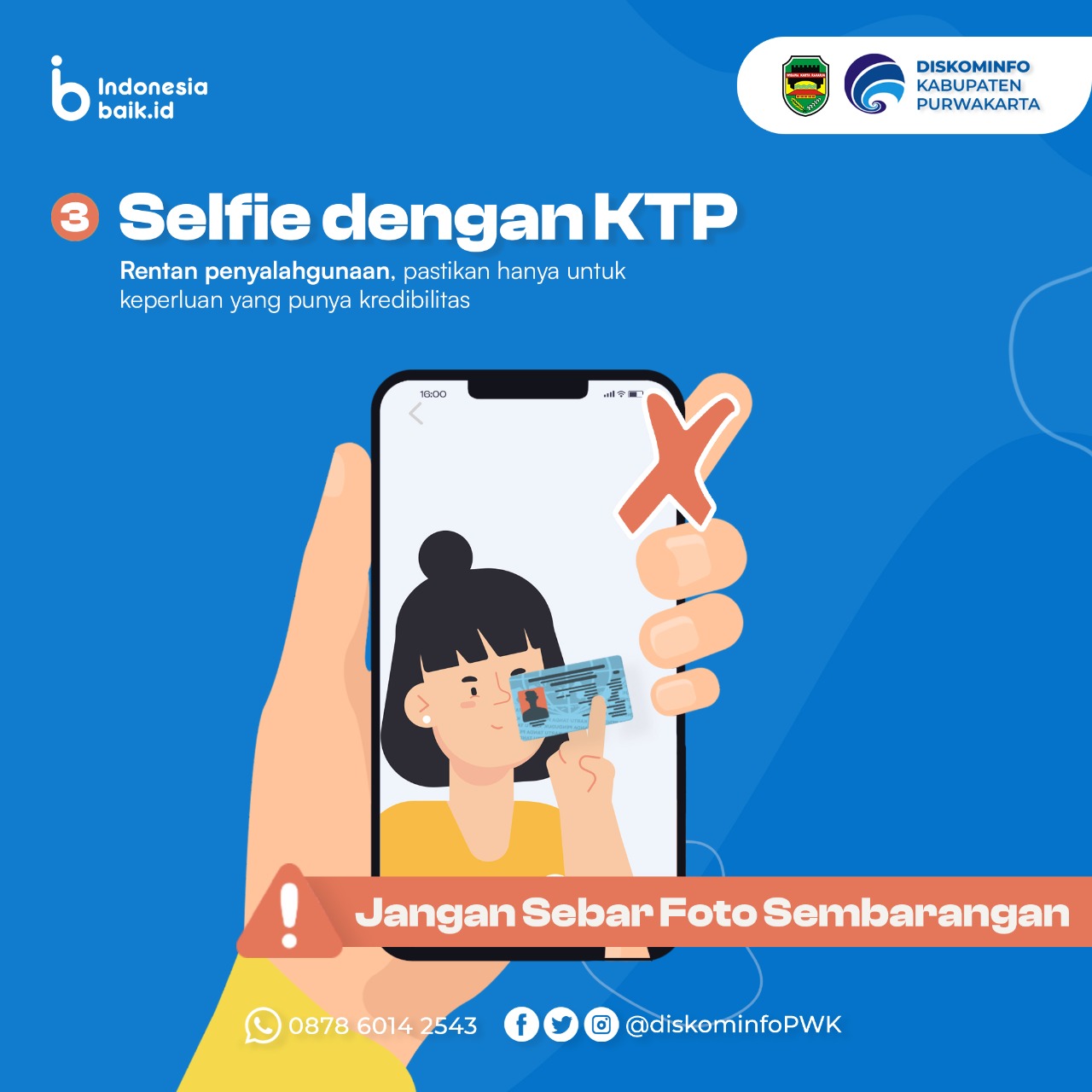 Selfie dengan KTP