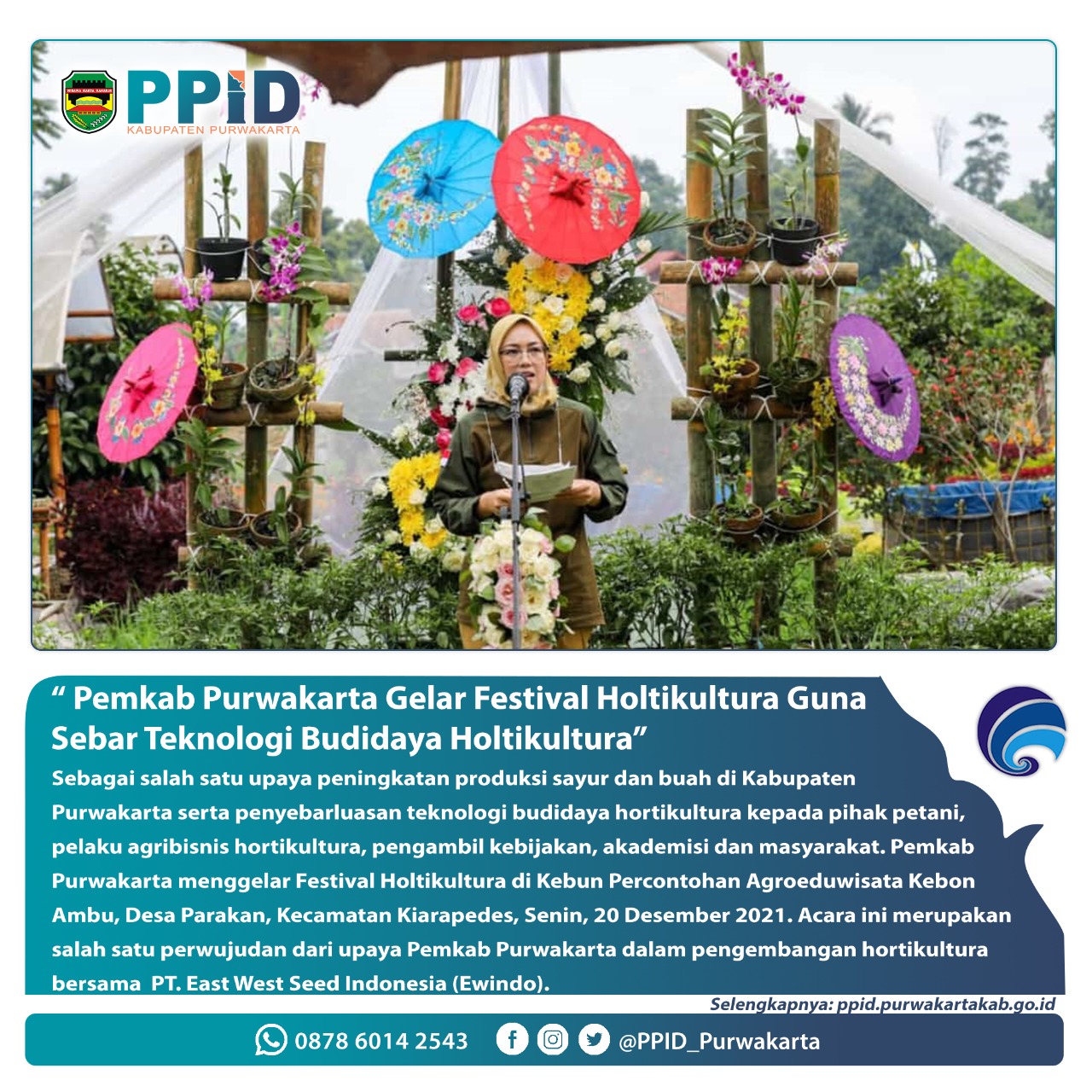Pemkab Purwakarta Gelar Festival Holtikultura Guna Sebar Teknologi Holtikultura